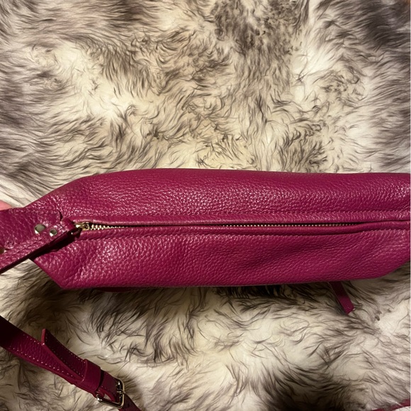 Kate Spade Raspberry Leather Crossbody Bag - Picture 3 of 7